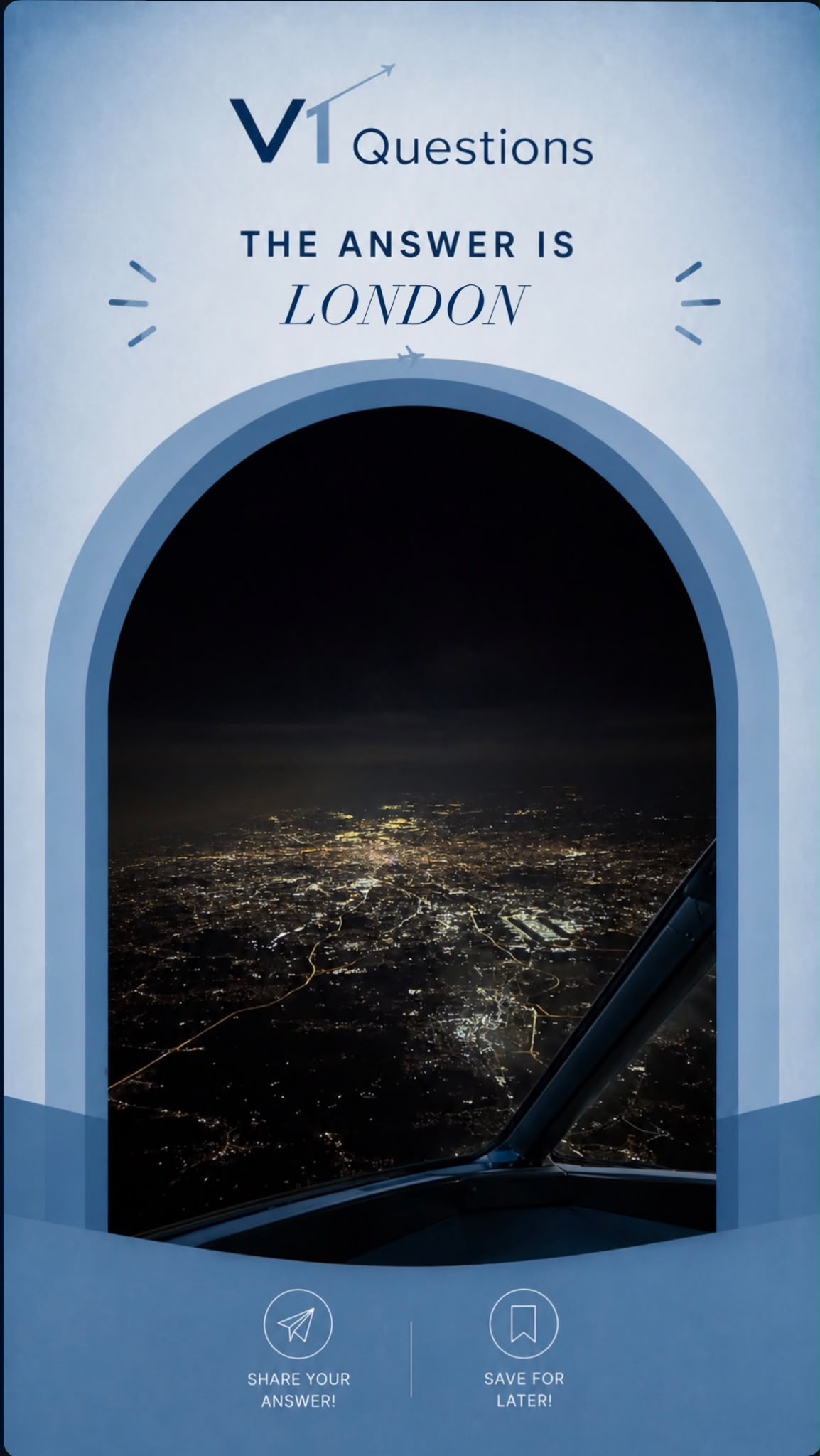 Guess the Place answer reveal Instagram Story — the answer is London